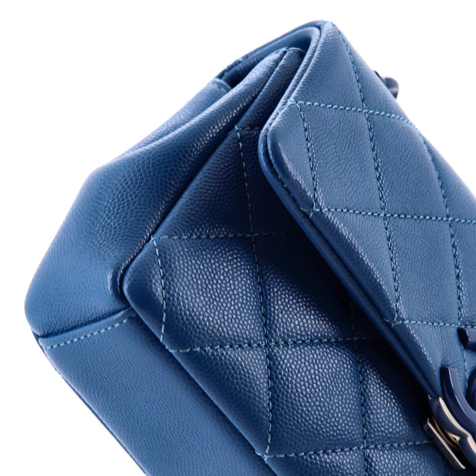 My Everything Flap Bag Quilted Caviar Small