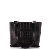 Chocolate Bar CC Tote Quilted Leather Small