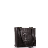 Chocolate Bar CC Tote Quilted Leather Small