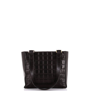 Chocolate Bar CC Tote Quilted Leather Small