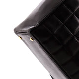 Chocolate Bar CC Tote Quilted Leather Small