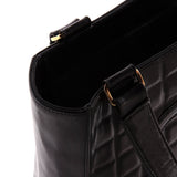 Chocolate Bar CC Tote Quilted Leather Small