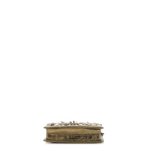 Convertible Gabrielle Flap Bag Embellished Lambskin Small