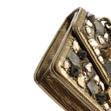 Convertible Gabrielle Flap Bag Embellished Lambskin Small