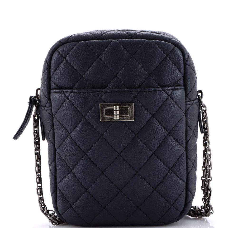 Reissue Camera Bag Quilted Grained Leather Vertical