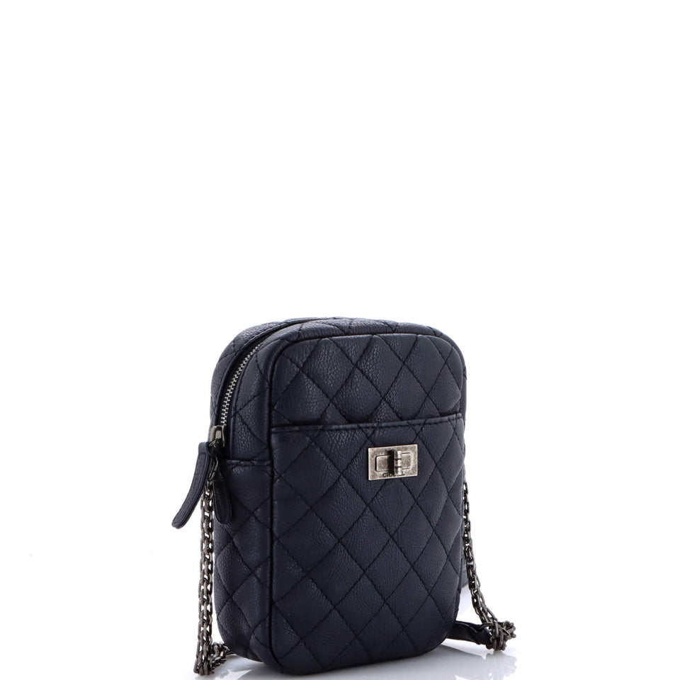 Reissue Camera Bag Quilted Grained Leather Vertical