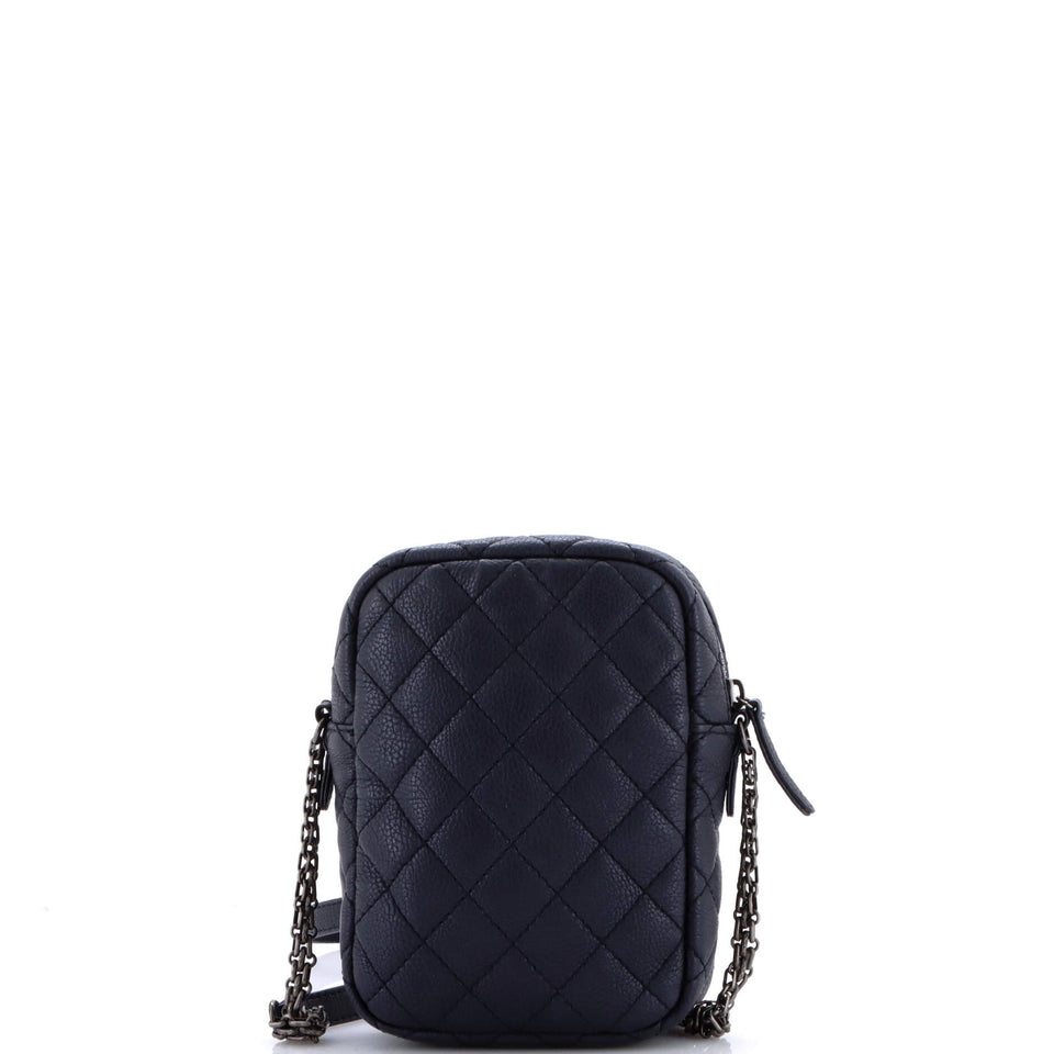 Reissue Camera Bag Quilted Grained Leather Vertical