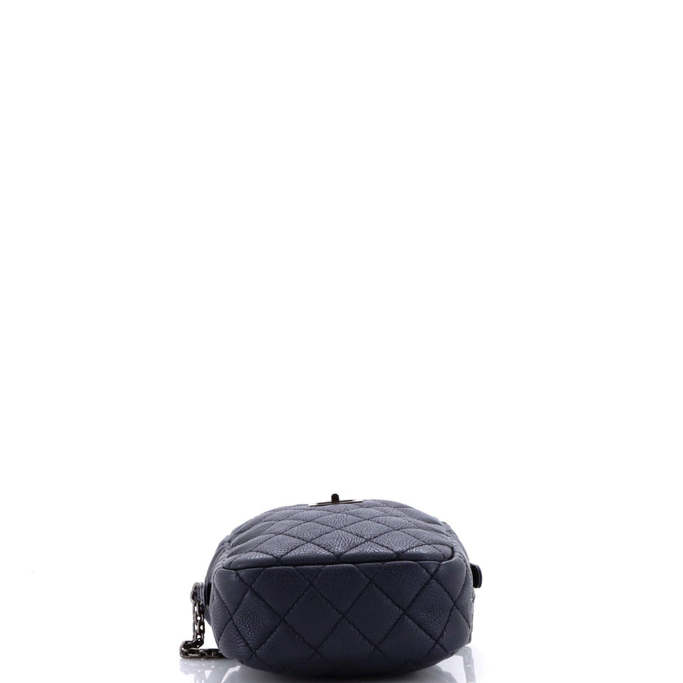 Reissue Camera Bag Quilted Grained Leather Vertical