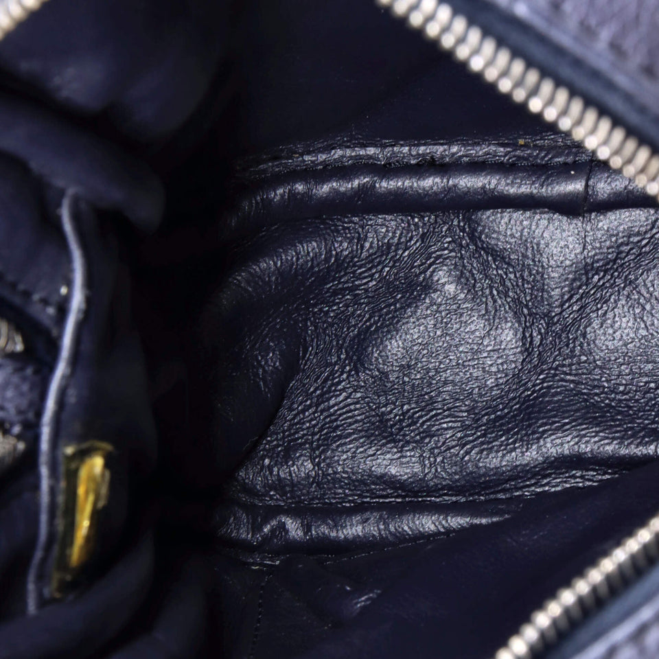Reissue Camera Bag Quilted Grained Leather Vertical