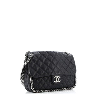 Vintage Classic Double Flap Bag Quilted Lambskin Medium