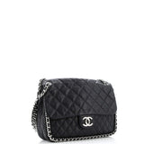 Vintage Classic Double Flap Bag Quilted Lambskin Medium