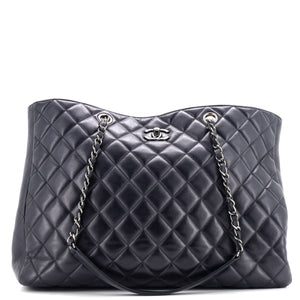 Classic CC Shopping Tote Quilted Calfskin Large