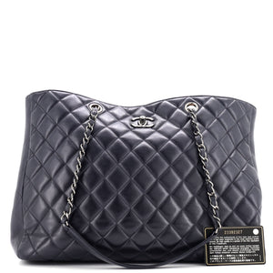 Classic CC Shopping Tote Quilted Calfskin Large