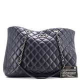 Classic CC Shopping Tote Quilted Calfskin Large