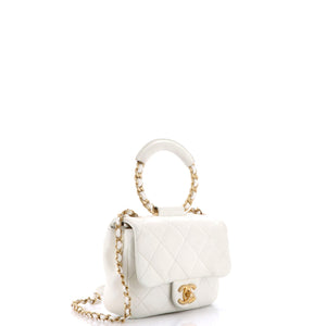 In The Loop Flap Bag Quilted Lambskin Small