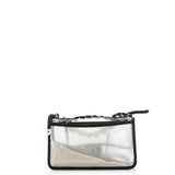 Sand By The Sea Pearl Flap Bag PVC with Lambskin Medium