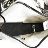 Sand By The Sea Pearl Flap Bag PVC with Lambskin Medium