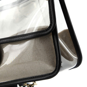 Sand By The Sea Pearl Flap Bag PVC with Lambskin Medium
