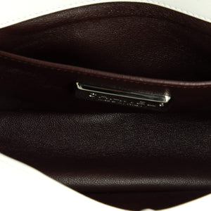 Boy Flap Bag Chevron Lizard with Leather Small