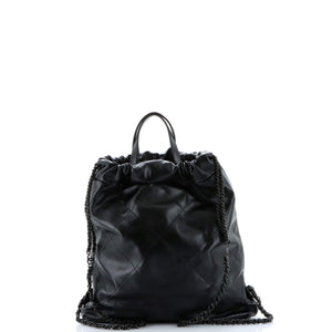 So Black 22 Chain Backpack Quilted Calfskin Large