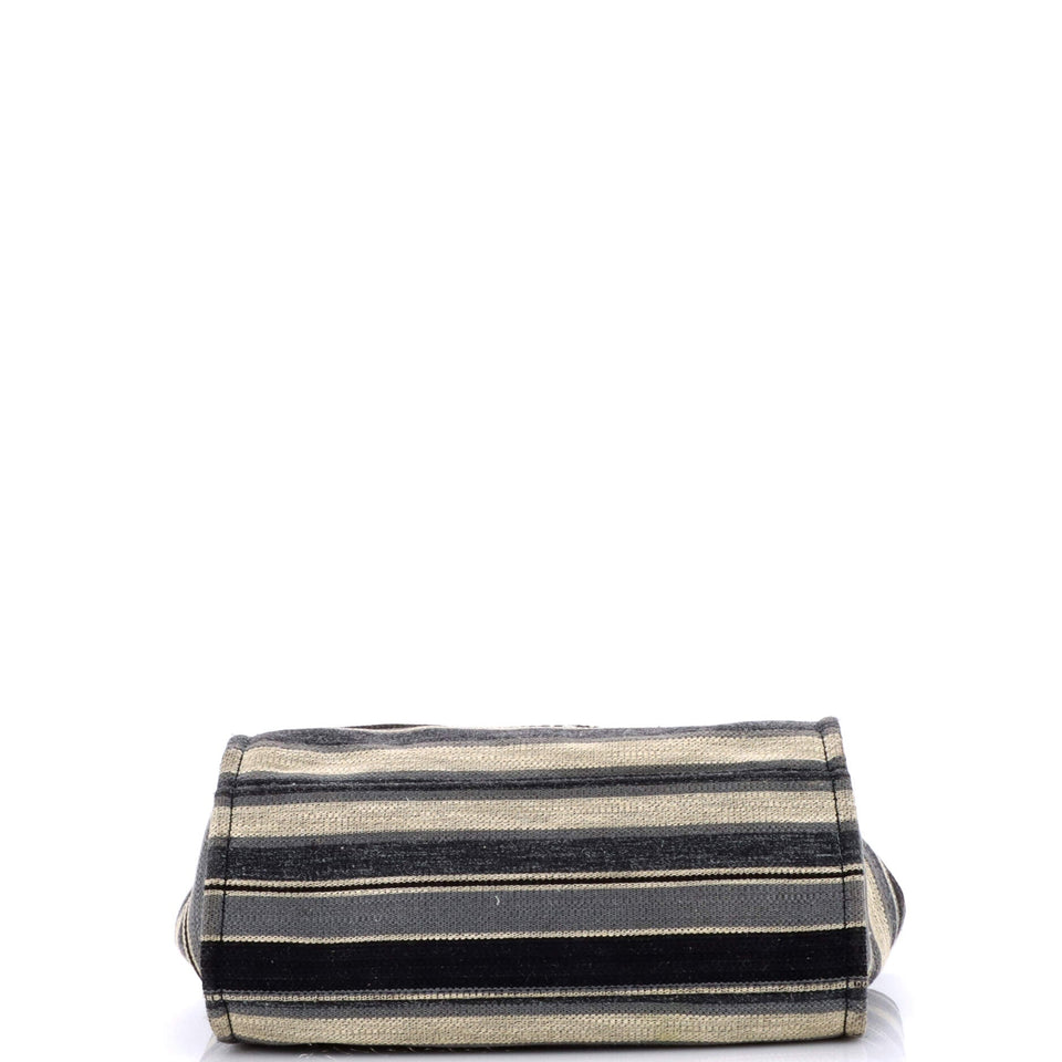 Deauville Tote Stripe Canvas Medium
