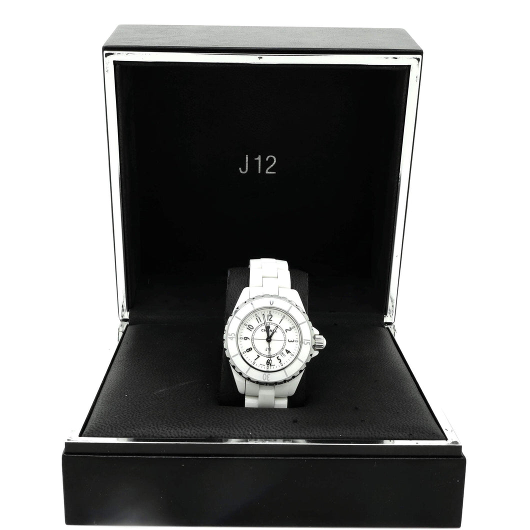 J12 Quartz Watch Ceramic and Stainless Steel 33