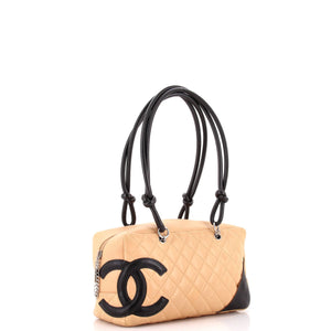 Cambon Bowler Bag Quilted Leather Medium