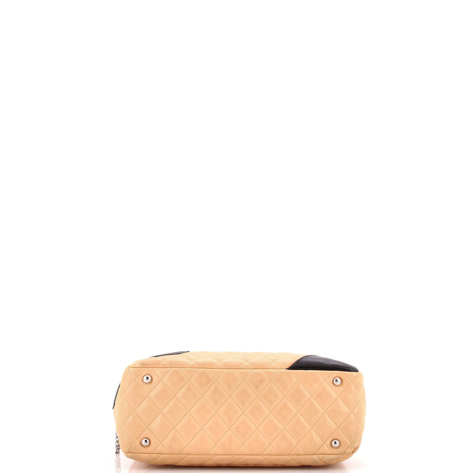 Cambon Bowler Bag Quilted Leather Medium