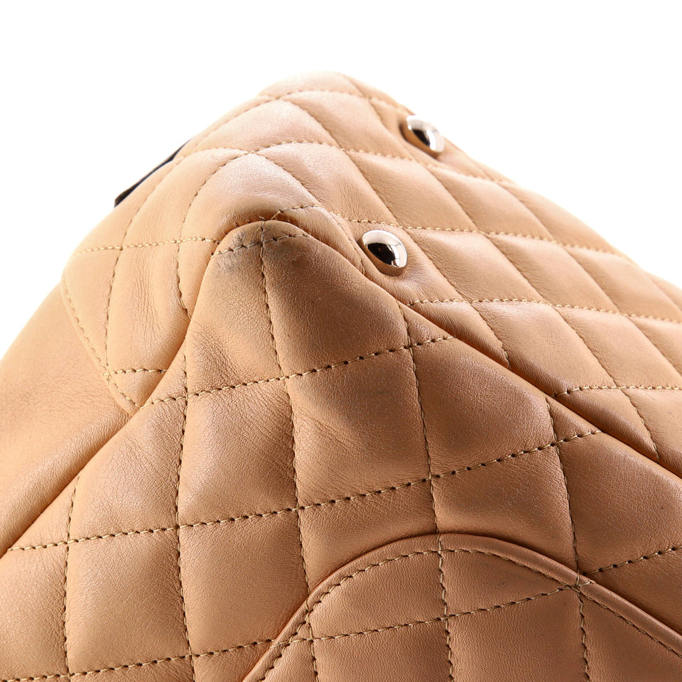 Cambon Bowler Bag Quilted Leather Medium