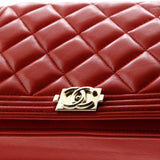 Boy Wallet on Chain Quilted Lambskin