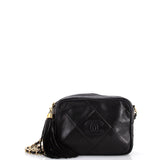 Vintage Diamond CC Camera Bag Quilted Leather Small