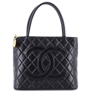 Medallion Tote Quilted Lambskin