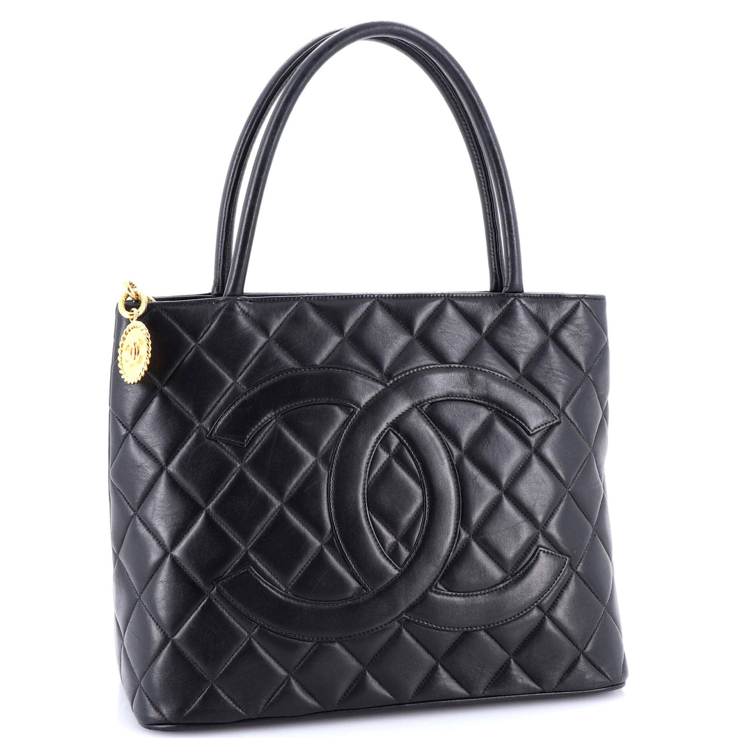 Medallion Tote Quilted Lambskin