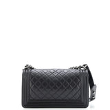 Boy Flap Bag Quilted Calfskin Old Medium