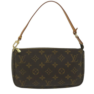 Louis Vuitton Pochette Accessoire  Canvas Clutch Bag