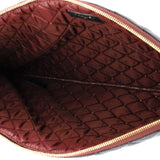 O Case Clutch Quilted Caviar Large