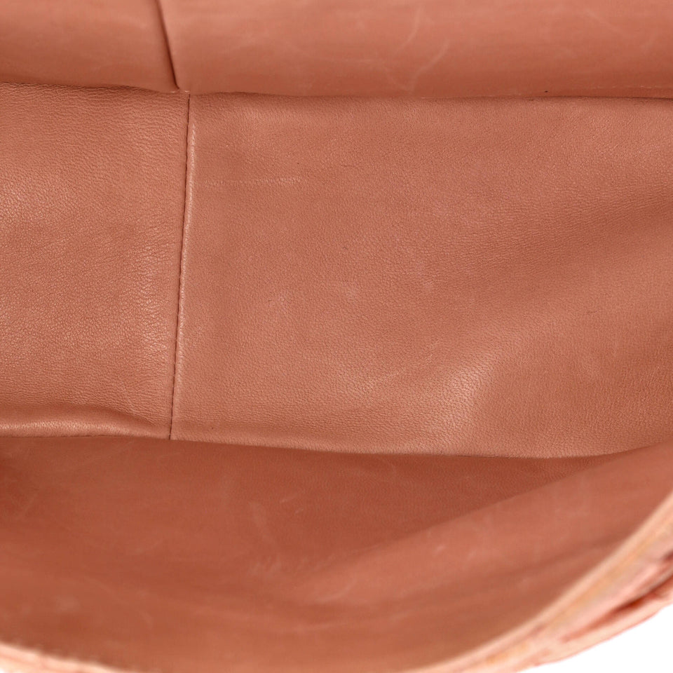 Classic Double Flap Bag Python Jumbo