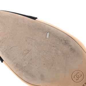 Women's Cap Toe CC Slingback Flats Leather