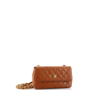 Classic Single Flap Bag Quilted Lambskin Mini