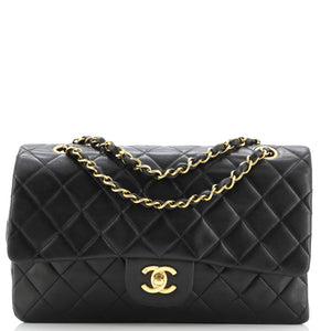 Vintage Classic Double Flap Bag Quilted Lambskin Medium