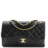 Vintage Classic Double Flap Bag Quilted Lambskin Medium