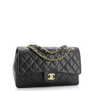 Vintage Classic Double Flap Bag Quilted Lambskin Medium