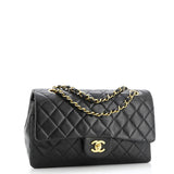 Vintage Classic Double Flap Bag Quilted Lambskin Medium