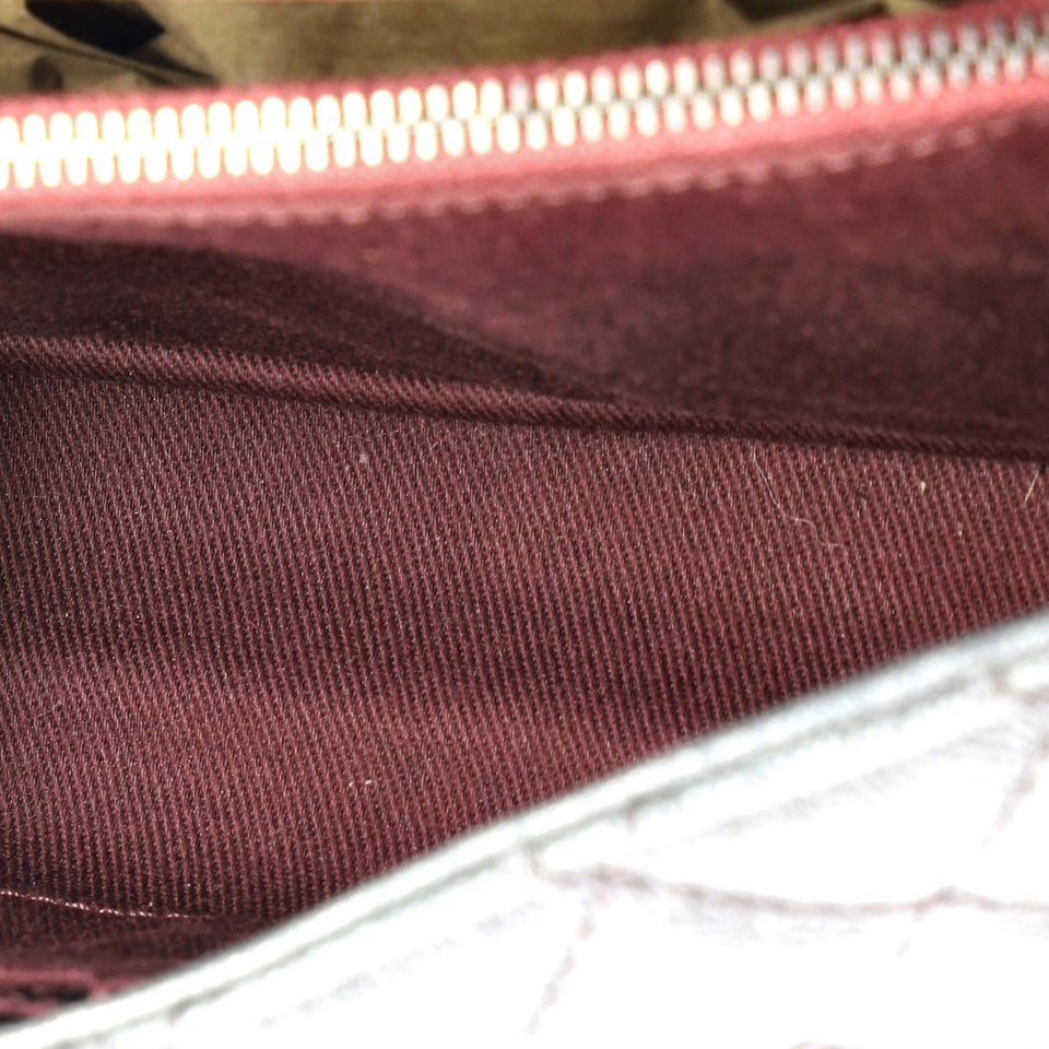 Coco Top Handle Bag Quilted Caviar Small