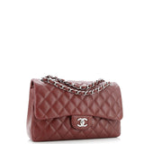 Classic Double Flap Bag Quilted Caviar Jumbo