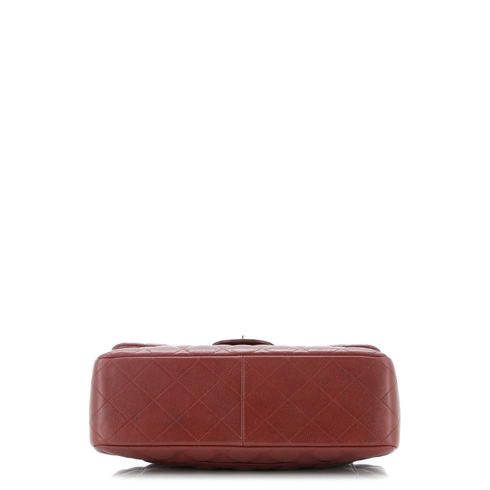 Classic Double Flap Bag Quilted Caviar Jumbo