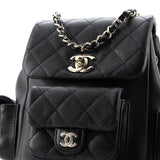 Duma Multipocket Drawstring Backpack Quilted Caviar Mini
