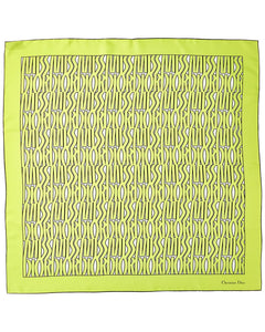 Dior Miss Dior Allover 90 Square Silk Scarf