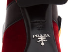 Prada Red Velvet Mary Jane SZ 37