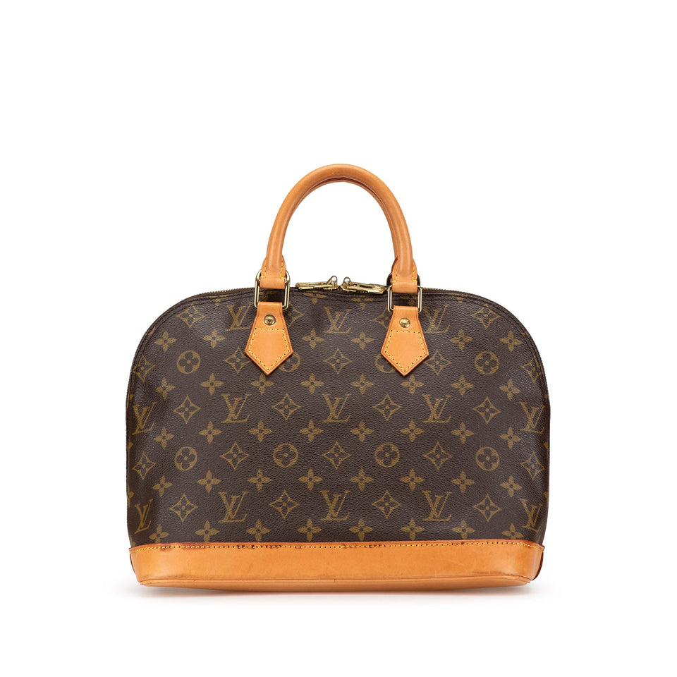 Brown Louis Vuitton Monogram Alma PM Handbag